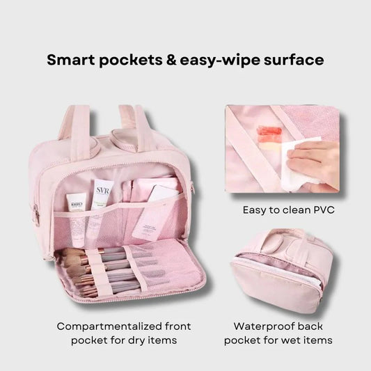Travel Toiletry & Makeup Organizer Bag